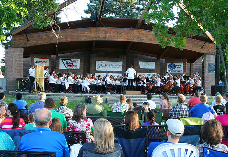 Symphony in the Park in Sidney, Montana