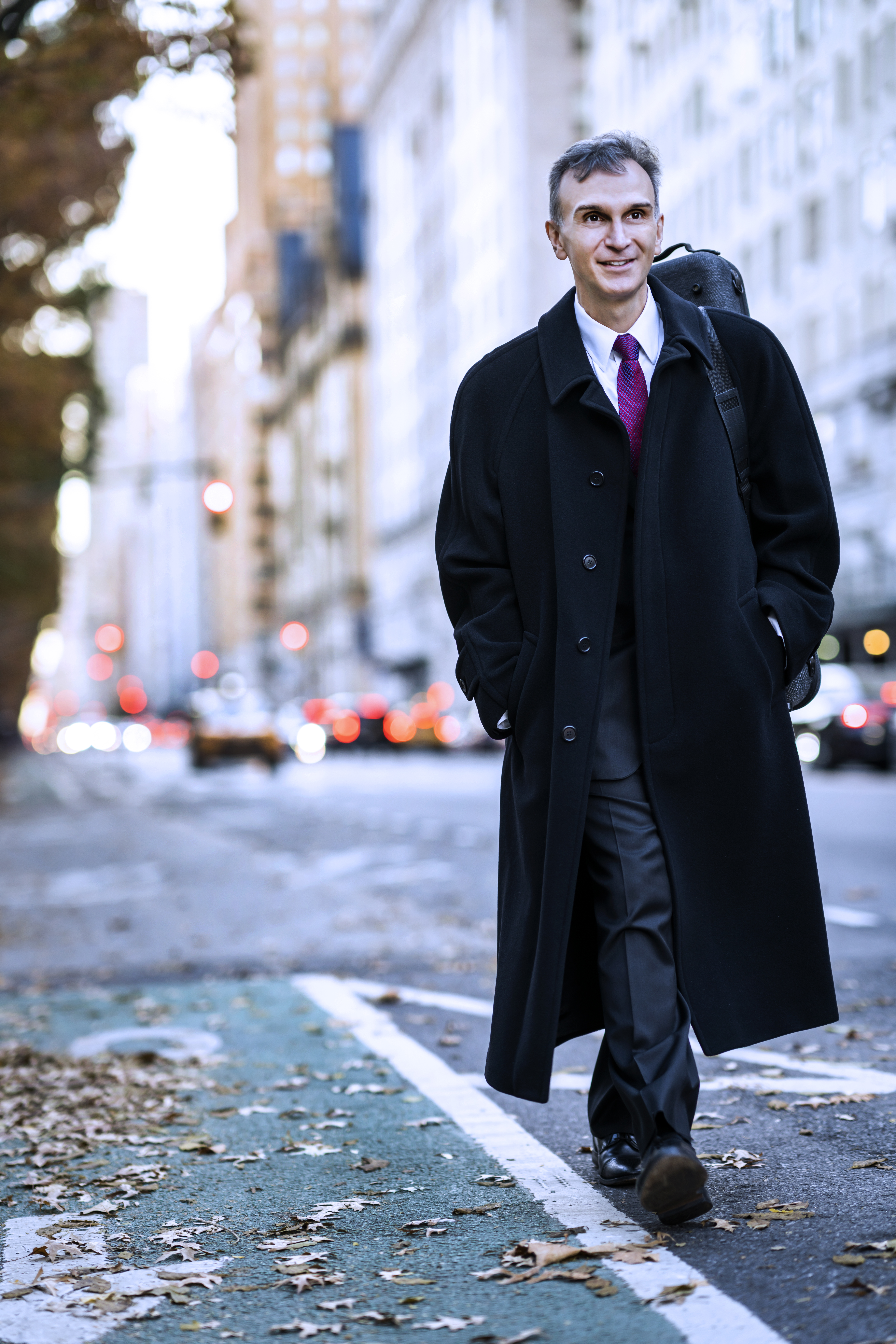 Gil Shaham, photographed at Central Park, 11/10/2020 by Chris Lee